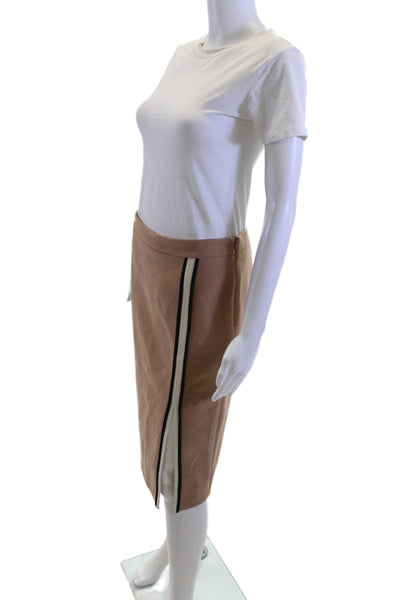 Zara Women Straight Pencil Skirt Beige Size S