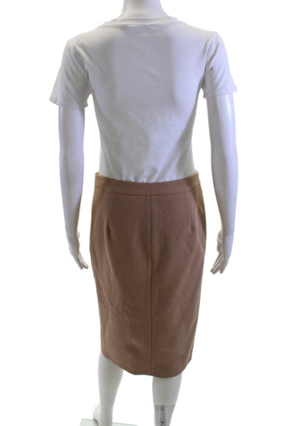 Zara Women Straight Pencil Skirt Beige Size S