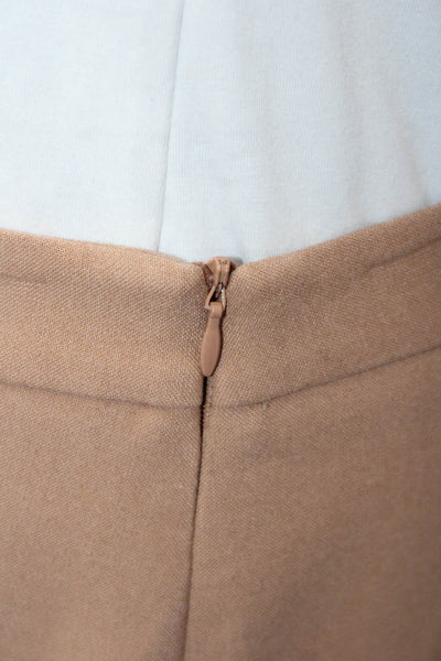 Zara Women Straight Pencil Skirt Beige Size S