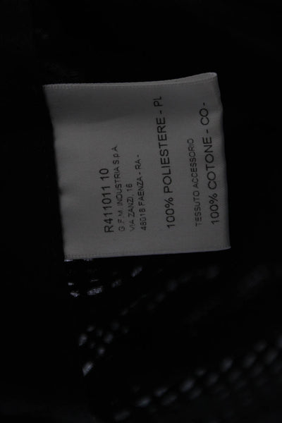 Ter Et Bantine Women Straight Pencil Skirt Black Polyester Size 38
