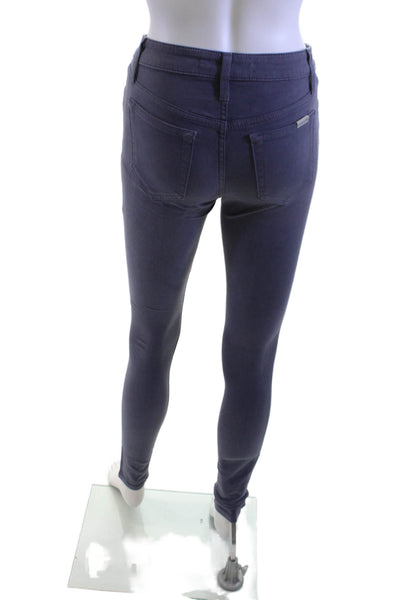 Joes Womens Skinny Jeggings Dark Blue 30 Inseam Size 25