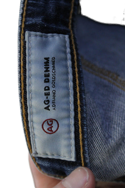 AG Adriano Goldschmied Women Ankle Skinny Jeans Dark Blue Mid Rise Size 27