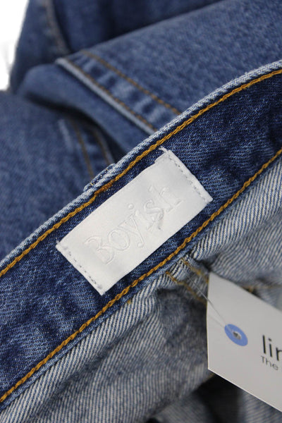 Boyish Womens Boyfriend Dark Blue Jeans Size 25