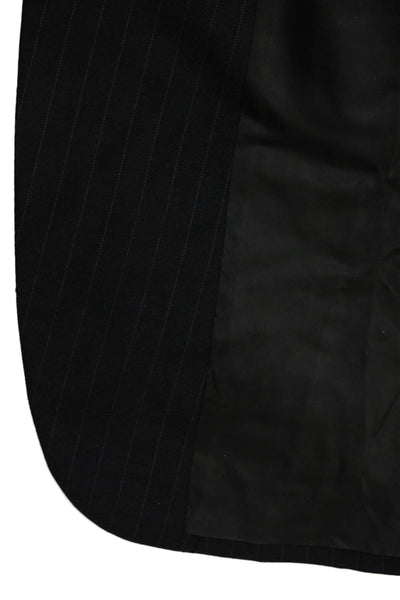 Burberry London Blue Label Mens Black Wool Suit Jacket Size 40