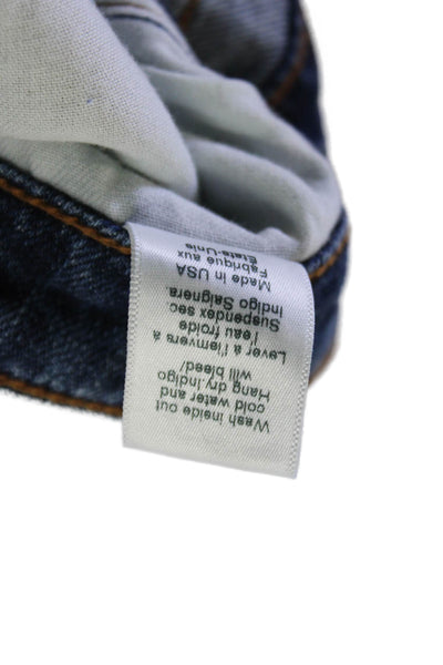 Askk NY Women Flared Wide-Leg Blue Jeans Size 29