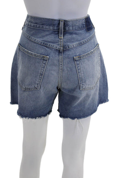 Amo Unisex Bermuda Shorts Blue Cotton Size 32