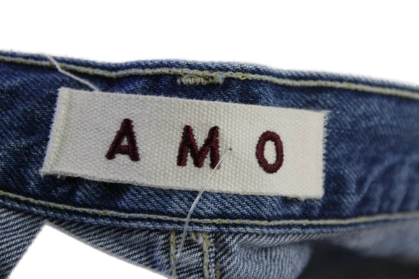 Amo Unisex Bermuda Shorts Blue Cotton Size 32