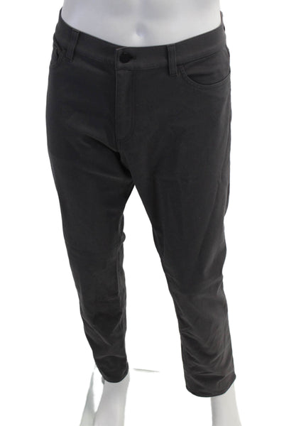 Theory Mens Chino Pants Dark Gray Size 33