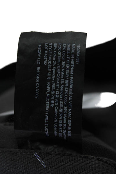 Theory Mens Chino Pants Dark Gray Size 33