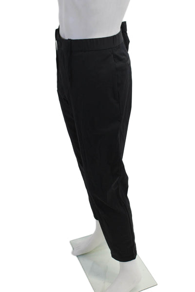 Theory Mens Cropped Ankle Pants Black Button Size L