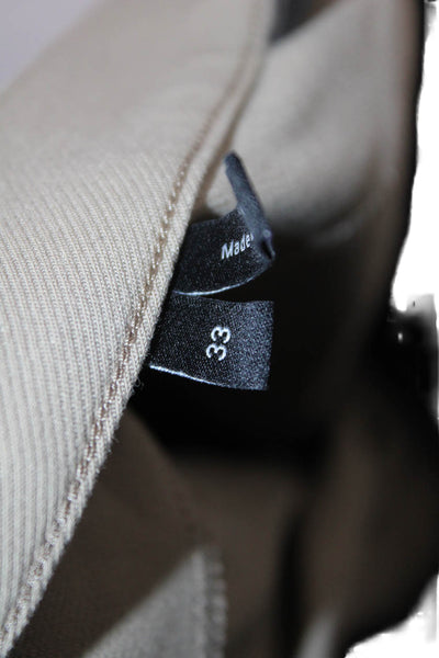 Theory Mens Beige Chinos Size 33