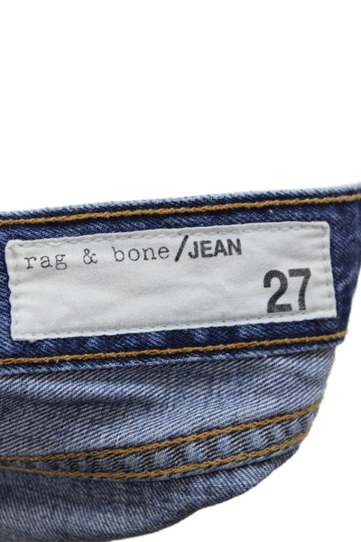 Rag & Bone Jean Womens Dark Blue Cotton Beach Shorts Size 27