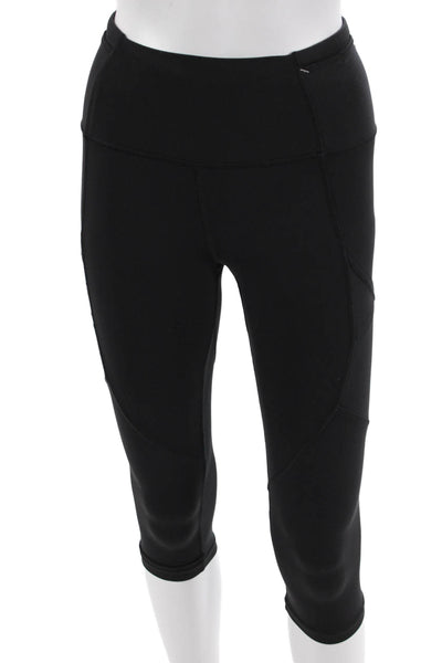 Lululemon Womens Capri Cropped Black Leggings Size 2