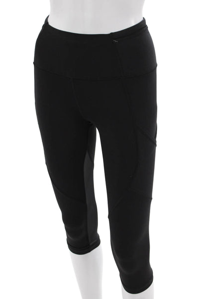 Lululemon Womens Capri Cropped Black Leggings Size 2