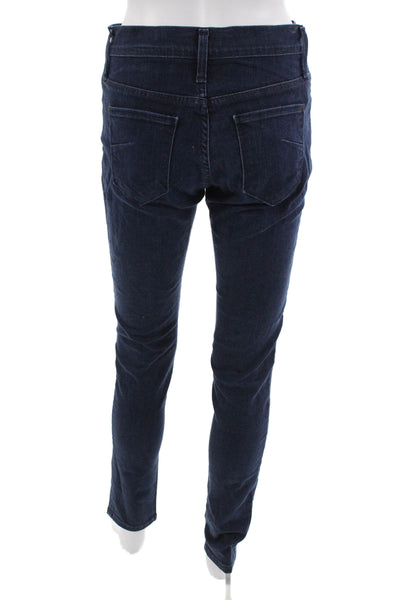 James Jeans Womens Skinny Dark Blue Mid Rise Jeans Size 28