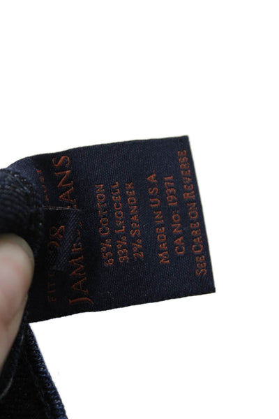 James Jeans Womens Skinny Dark Blue Mid Rise Jeans Size 28