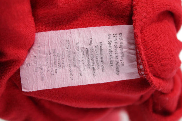Soul Cycle Women Pullover Hoodie Red Graphic Drawstring Long Sleeve Size S