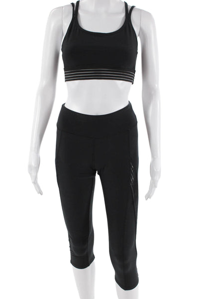 Splendid Women Leggings Set Black 86% Polyester 14% Spandex Size XS