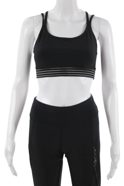 Splendid Women Leggings Set Black 86% Polyester 14% Spandex Size XS