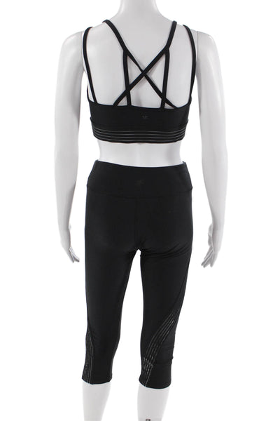 Splendid Women Leggings Set Black 86% Polyester 14% Spandex Size XS