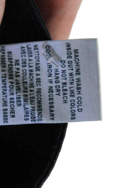 Joes Womens Skinny Jeggings Black Mid Rise Button Fly Size 25