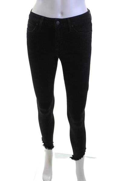 Joes Womens Ankle Skinny Black Jeans Size 25