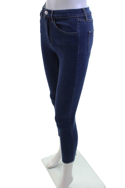 3x1 NYC Women Ankle Skinny Dark Blue Jeans Size 25