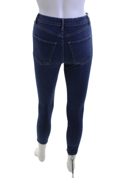 3x1 NYC Women Ankle Skinny Dark Blue Jeans Size 25