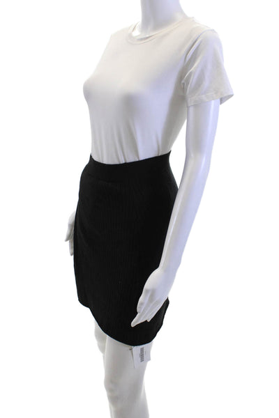 Free People Womens Straight Pencil Mini Skirt Black Size XS