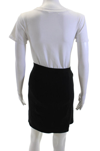 Free People Womens Straight Pencil Mini Skirt Black Size XS