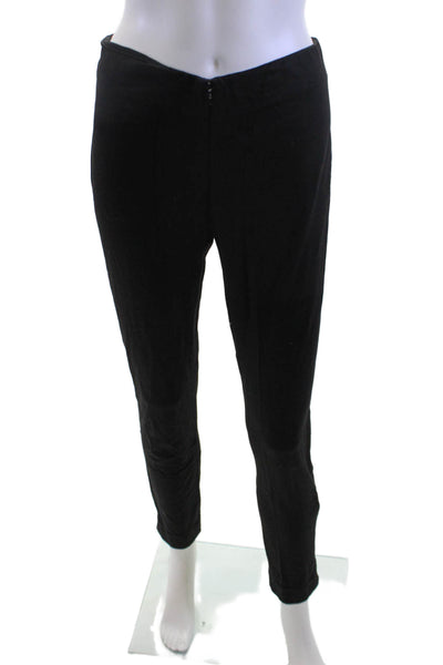 Peace of Cloth Womens Black Ankle Dress Pants Viscose Blend Size 0