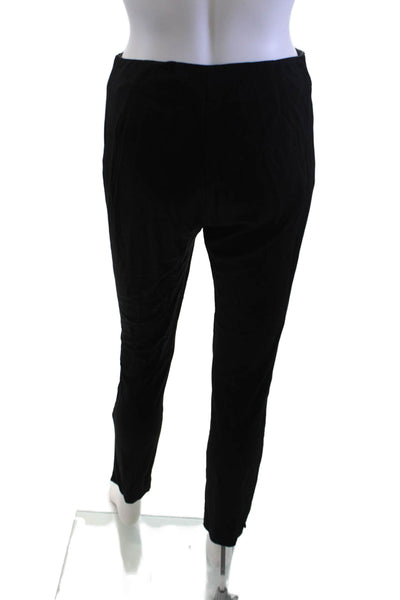Peace of Cloth Womens Black Ankle Dress Pants Viscose Blend Size 0