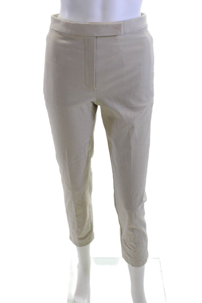Theory Unisex Beige Ankle Cropped Dress Pants Size 0