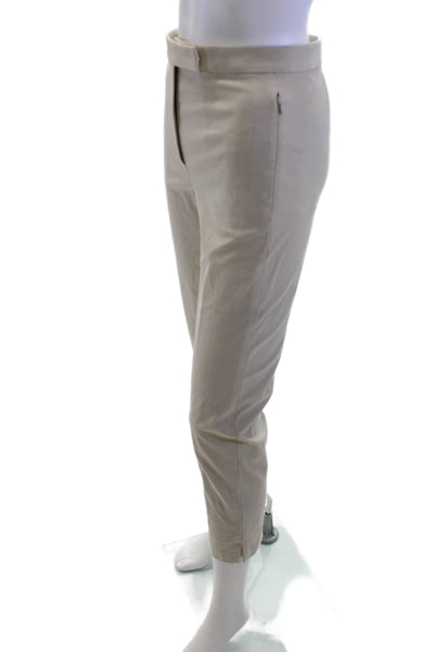 Theory Unisex Beige Ankle Cropped Dress Pants Size 0