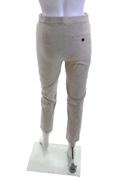 Theory Unisex Beige Ankle Cropped Dress Pants Size 0