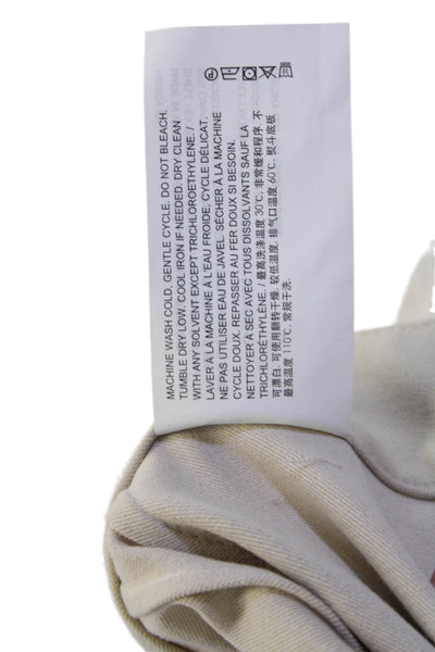 Theory Unisex Beige Ankle Cropped Dress Pants Size 0