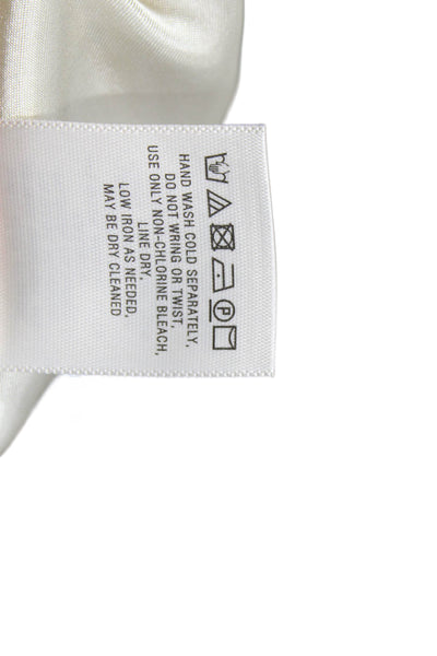 HD In Paris Womens V-Neck Boho Camisole White Petite Size S