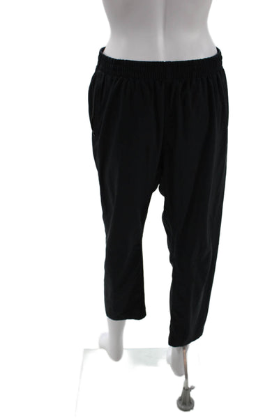 Outdoor Voices Mens Cropped Jogger Pants Black Nylon Blend Size L