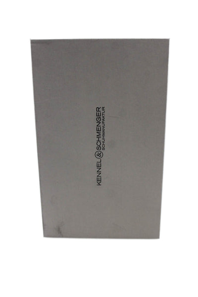 Kennel & Schmenger Womens Suede Bella Pointed Toe Slip On Heels Black Size 7.5