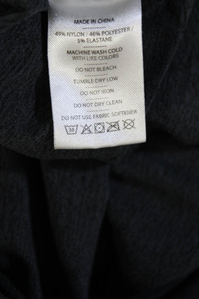 Rhone Mens Dark Gray T-Shirt Short Sleeve Crew Neck Solid Designer Size L