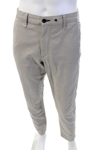 Rag & Bone Men's Cropped Chino Pants Gray Size 32