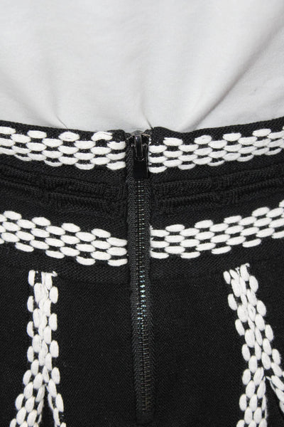 Maje Women A-Line Mini Skirt Black Size 2