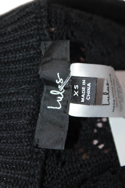 Lulus Women Cropped Black Pants Size XS