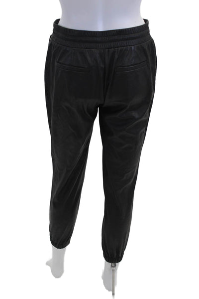 Philanthropy Women Black Jogger Pants Drawstring Designer Size S