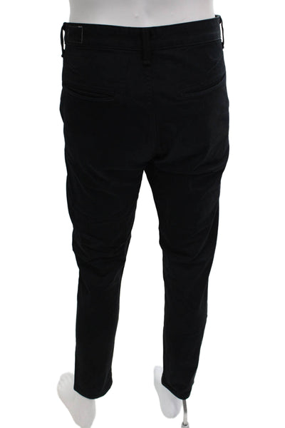Rag & Bone Mens Cropped Chino Black Size 32