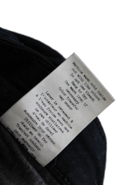 Rag & Bone Mens Cropped Chino Black Size 32