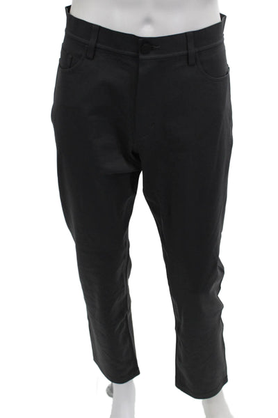Theory Mens Black Ankle Cropped Dress Pants Size 34