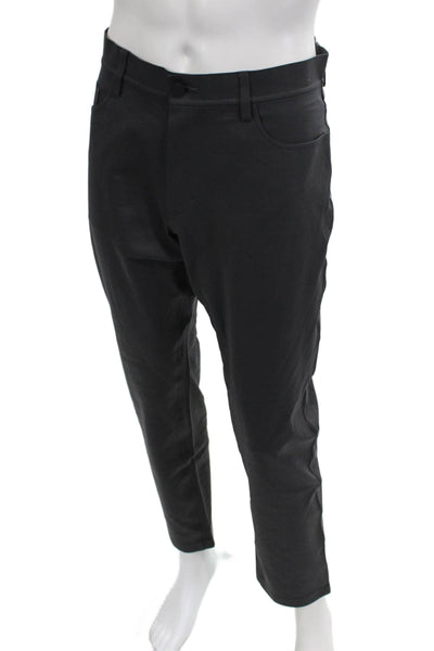 Theory Mens Black Ankle Cropped Dress Pants Size 34