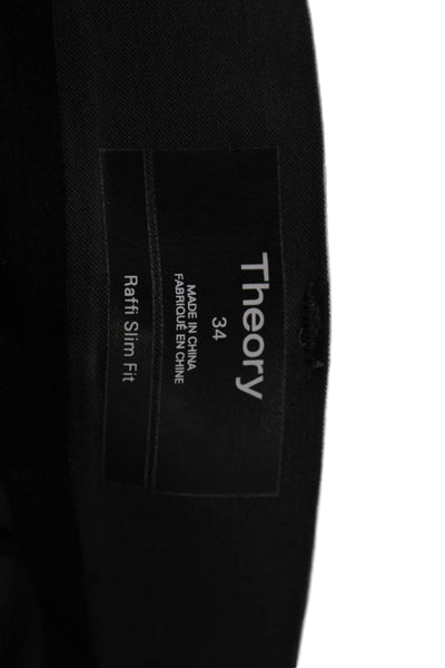 Theory Mens Black Ankle Cropped Dress Pants Size 34