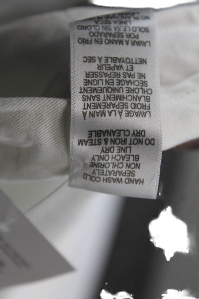 Good American Womens Dress Pants White Button 31 Inseam Size 15